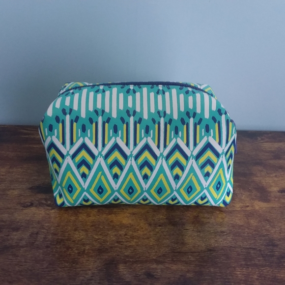 Stella & Dot Aztec Cosmetic Pouf - Picture 2 of 4